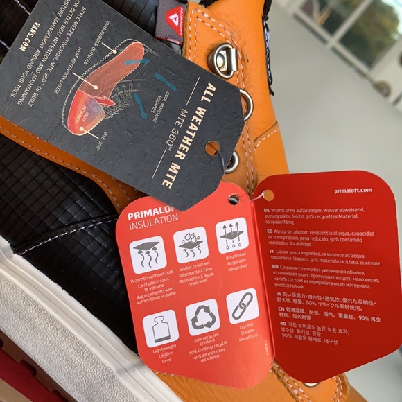 VANS SK8-HI MTE 2.0 DX APRICOT/BLACK MENS - Picture 4 of 16